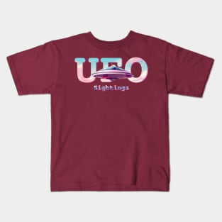 UFO sightings Kids T-Shirt